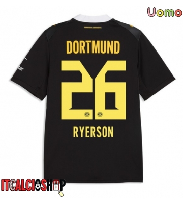 Borussia Dortmund Julian Ryerson #26 Seconda Maglia 2026-27 Manica Corta